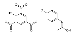 N-(4-chlorophenyl)acetamide,2,4,6-trinitrophenol结构式