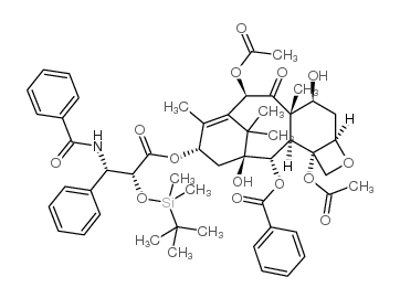 2'-O-(tert-Butyldimethylsilyl)taxol structure