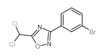 3-(3-溴苯基)-5-(二氯甲基)-1,2,4-噁二唑结构式