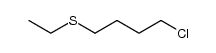 1-ethylsulfanyl-4-chloro-butane结构式