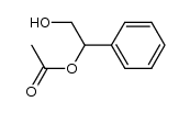 (+)-2-acetoxy-2-phenylethanol Structure