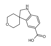 2',3',5',6'-Tetrahydrospiro[indoline-3,4'-pyran]-5-carboxylic acid Structure