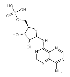4-amino-8-(ribofuranosylamino)pyrimido(5,4-d)pyrimidine-5'-phosphate picture