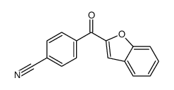 4-(1-benzofuran-2-carbonyl)benzonitrile Structure