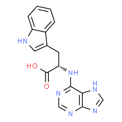 N-9H-Purin-6-yl-L-tryptophan structure