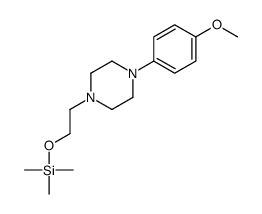 2-[4-(4-methoxyphenyl)piperazin-1-yl]ethoxy-trimethylsilane Structure