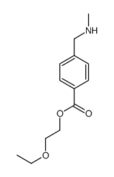 2-ethoxyethyl 4-(methylaminomethyl)benzoate结构式