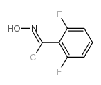 2,6-difluoro-N-hydroxybenzenecarboximidoyl chloride structure