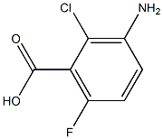 3-Amino-2-chloro-6-fluoro-benzoic acid Structure
