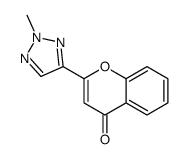 2-(2-methyltriazol-4-yl)chromen-4-one Structure