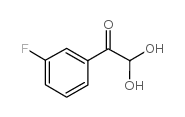 3-FLUOROPHENYLGLYOXAL HYDRATE structure