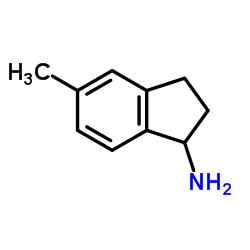 5-Methyl-1-indanamine结构式