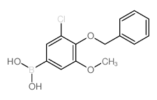 (4-(BENZYLOXY)-3-CHLORO-5-METHOXYPHENYL)BORONIC ACID picture