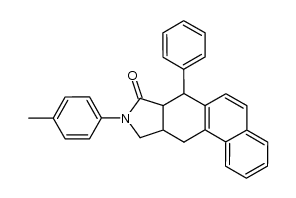 7-phenyl-9-p-tolyl-7,7a,9,10,10a,11-hexahydronaphtho[2,1-f]isoindol-8-one Structure
