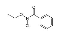 ethyl N-chlorobenzohydroxamate Structure