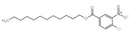 Dodecyl 4-chloro-3-nitrobenzoate structure