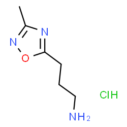 3-(3-Methyl-1,2,4-oxadiazol-5-yl)-propan-1-amine hydrochloride图片