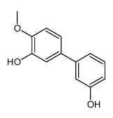 5-(3-hydroxyphenyl)-2-methoxyphenol结构式