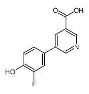 5-(3-fluoro-4-hydroxyphenyl)pyridine-3-carboxylic acid Structure