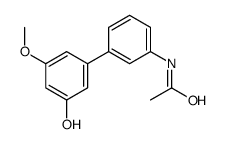 N-[3-(3-hydroxy-5-methoxyphenyl)phenyl]acetamide Structure