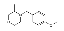 4-(4-methoxybenzyl)-3-methylmorpholine Structure