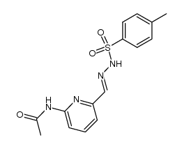 6-acetamidopyridine-2-carboxaldehyde tosylhydrazone结构式
