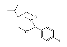 4-(4-iodophenyl)-1-propan-2-yl-3,5,8-trioxabicyclo[2.2.2]octane结构式