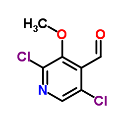 2,5-Dichloro-3-methoxyisonicotinaldehyde Structure