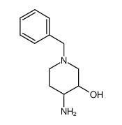 cis-4-Amino-1-benzylpiperidin-3-ol结构式