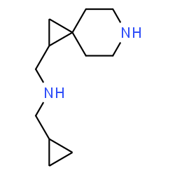 {6-azaspiro[2.5]octan-1-ylmethyl}(cyclopropylmethyl)amine structure