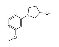 1-(6-Methoxy-pyrimidin-4-yl)-pyrrolidin-3-ol structure