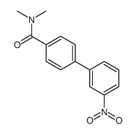 N,N-dimethyl-4-(3-nitrophenyl)benzamide structure