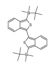 3,3'-bis(tert-butyldimethylsilyl)-1,1'-biisothianaphthene Structure