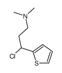 N-(3-chloro-3-thien-2-ylpropyl)-N,N-dimethylamine structure
