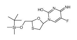 4-Amino-1-((2R,5S)-2-((tert-butyldimethylsilyloxy)methyl)-1,3-oxathiolan-5-yl)-5-fluoropyrimidin-2(1H)-one picture
