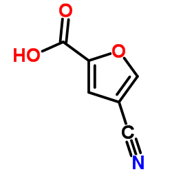 4-Cyanofuran-2-carboxylic acid structure