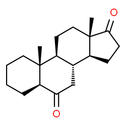 5α-Androstane-6,17-dione Structure
