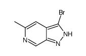 3-Bromo-5-methyl-1H-pyrazolo[3,4-c]pyridine structure