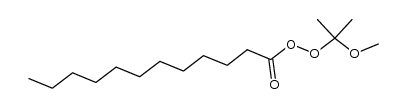 2-methoxyprop-2-yl peroxydodecanoate Structure