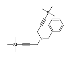 N-benzyl-3-trimethylsilyl-N-(3-trimethylsilylprop-2-ynyl)prop-2-yn-1-amine Structure