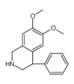 (4S)-6,7-dimethoxy-4-phenyl-1,2,3,4-tetrahydroisoquinoline Structure