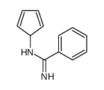 N'-cyclopenta-2,4-dien-1-ylbenzenecarboximidamide结构式