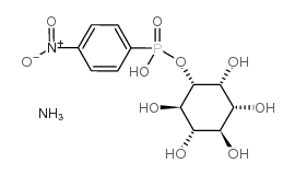 4-NITROPHENYL MYO-INOSITOL-1-PHOSPHATE, AMMONIUM SALT结构式