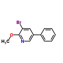 3-Bromo-2-methoxy-5-phenylpyridine picture