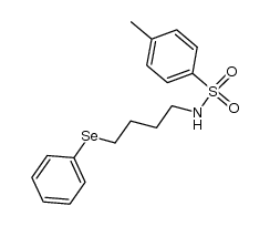 N-[4-(Phenylseleno)butyl]-p-toluenesulfonamide Structure