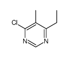 4-chloro-6-ethyl-5-methyl-pyrimidine结构式