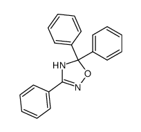 3,5,5-triphenyl-4,5-dihydro-1,2,4-oxadiazole Structure