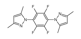 1-[4-(3,5-dimethylpyrazol-1-yl)-2,3,5,6-tetrafluorophenyl]-3,5-dimethylpyrazole Structure