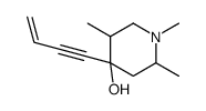 4-but-3-en-1-ynyl-1,2,5-trimethylpiperidin-4-ol结构式