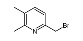 6-(bromomethyl)-2,3-dimethylpyridine结构式